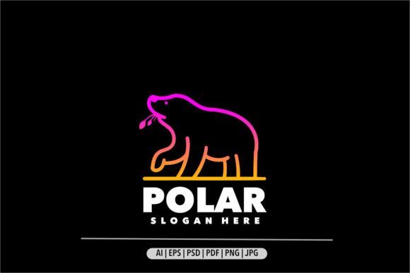Download Polar Bear Line Art Symbol Logo - Bear line art Collection