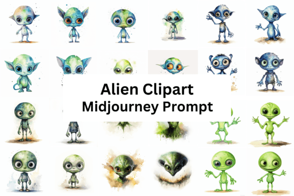 Download Ai Prompt for Alien Clipart - Alien clipart Collection