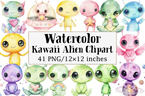 Download Kawaii Alien Clipart - Alien clipart Collection