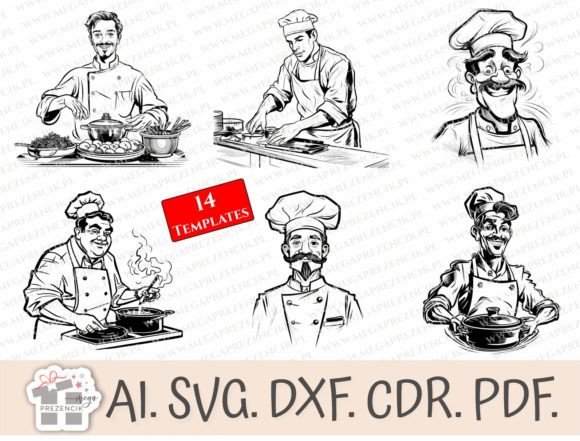 Download Chef Vector Svg. Chef Clipart, Laser - Chef vector Collection