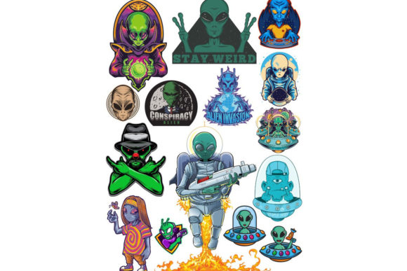 Download The Alien Clipart Set 2 - Alien clipart Collection