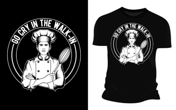 Download Go Cry in the Walk-in - Chef Vector Grap - Chef vector Collection