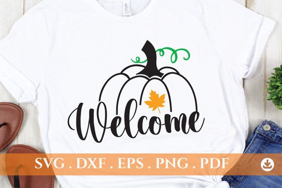 Download Welcome Pumpkin SVG, Welcome Svg - Premium Resources