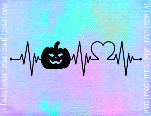 Download Heartbeat Pumpkin SVG - Premium Bundle