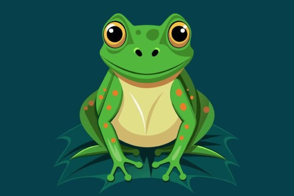 Download Beautiful Frog Vector,frog Illustration - Frog illustration Collection